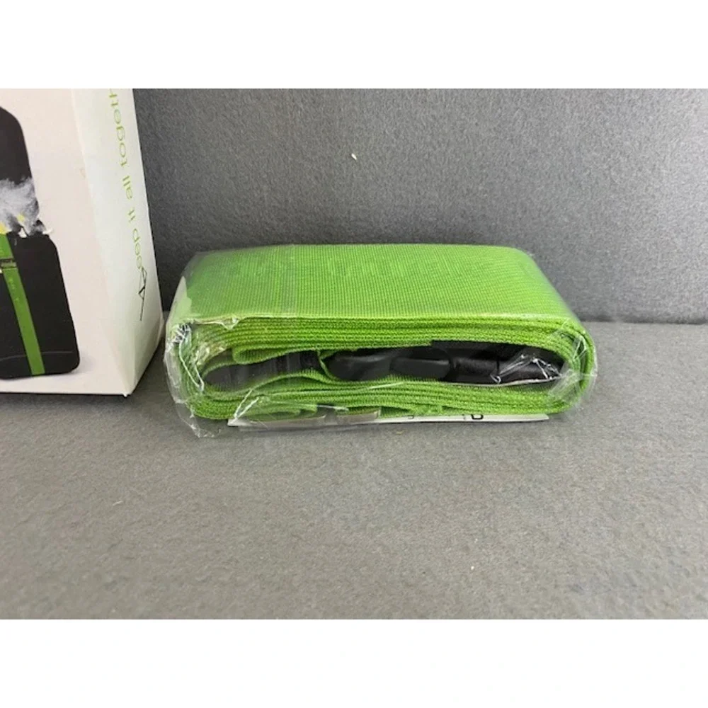Gurdle 3 in 1 Luggage Strap Lime Green Compression Identification Bag‎ Connector